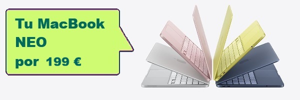 Tu MackBook NEO por 199 euros