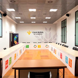 Salas de formación - edificio Caja Rural de Aragón